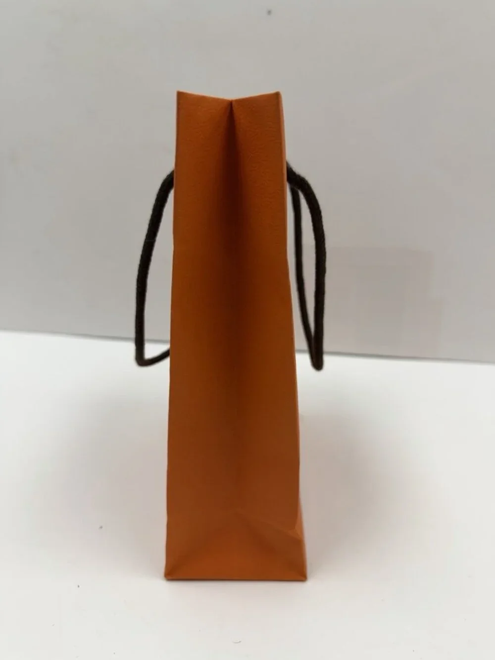 Hermes Empty Shopping Gift Bag Orange 8.5